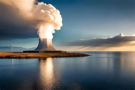 Premium AI Image | The global impact of nuclear tests