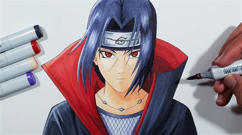 How To Draw Itachi Uchiha - Step By Step Tutorial! mới nhất 2023 - Vẽ.vn