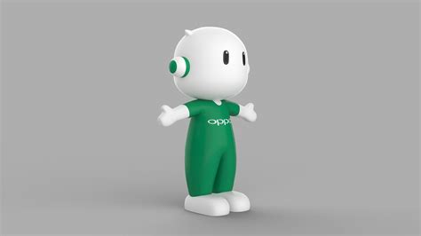 3D Oppo Mascot 3d Model Model - TurboSquid 1727471