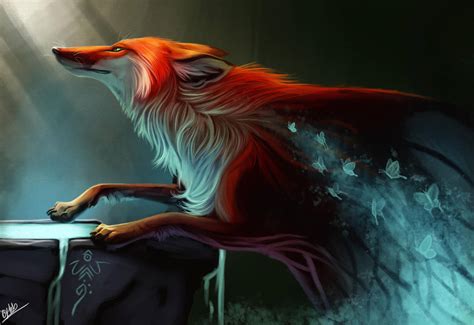 Fox Spirit by TehChan on DeviantArt