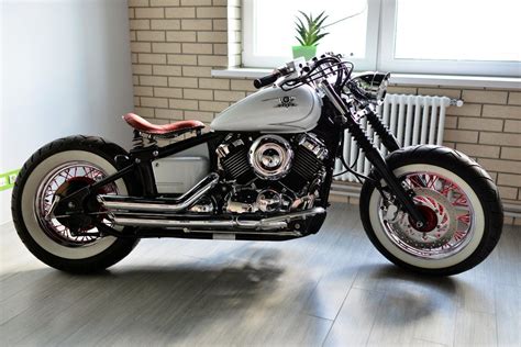 Yamaha V-Star 650 Bobber … Bobber Bikes, Cafe Racer Bikes, Bobber ...