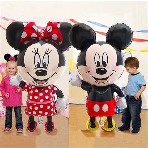 Giant Mickey Minnie Mouse Balloons Disney Cartoon Foil Balloon Baby ...