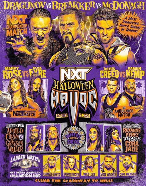 NXT Halloween Havoc 2022 Sees One Of Three New Champions Crowned With ...