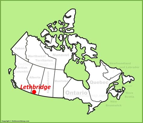 Lethbridge Map | Alberta, Canada | Detailed Maps of Lethbridge