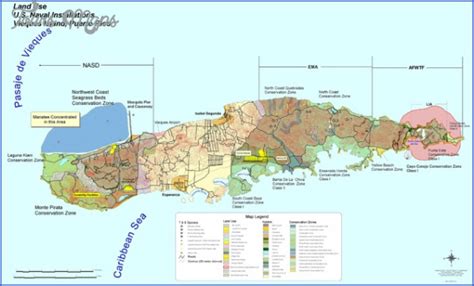 Puerto Rico Map Beaches - ToursMaps.com