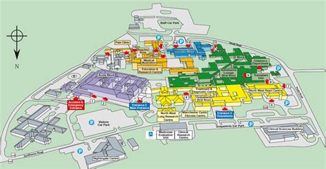 Wythenshawe Hospital Departments Map