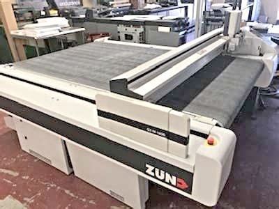 Used Zund G3 M1600 Flatbed Cutter