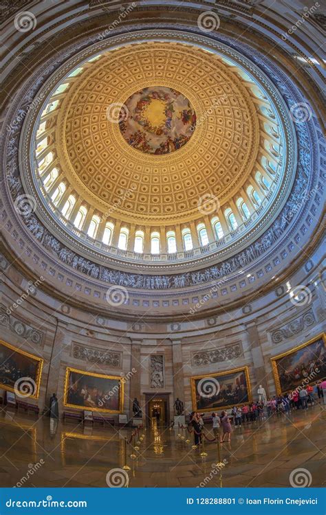 Interior of the Washington Capitol Hill Dome Editorial Photo - Image of ...