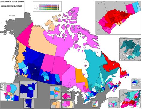 Canadian Election Atlas: Federal election maps (2004-2011)