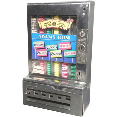 Adams 1 Cent Chewing Gum Dispenser