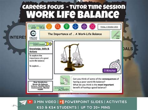 Work Life Balance | Teaching Resources