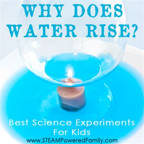 The Best Science Experiments With Water - Water Rising, It's like magic!