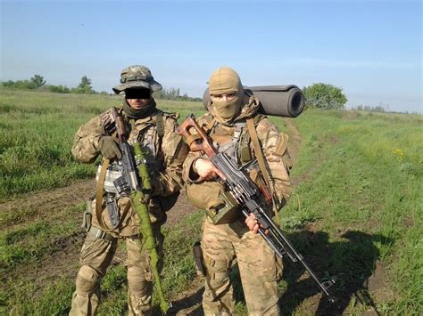 Ukrainian GUR soldiers pose for a photo. Near Kramatorsk, Donetsk ...