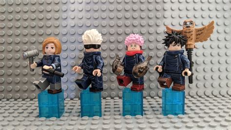 Lego Anime Minifigures JUJUTSU KAISEN Yuji Megumi Gojo - Etsy