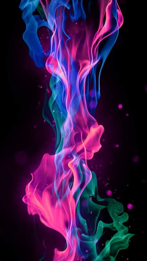 Neon smoke, neon, smoke, HD phone wallpaper | Peakpx