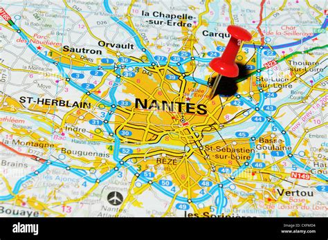 Nantes France Map Nantes Map