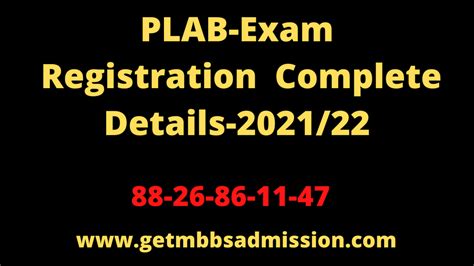 PLAB Exam Registration 2021 - Get Admission