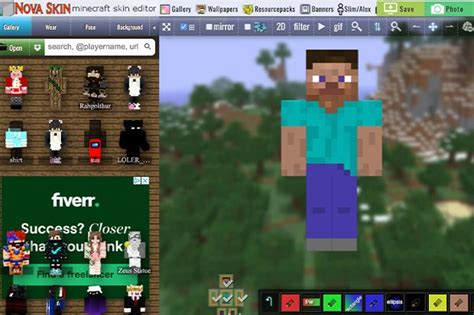 Custom minecraft skin editor - lotlasopa