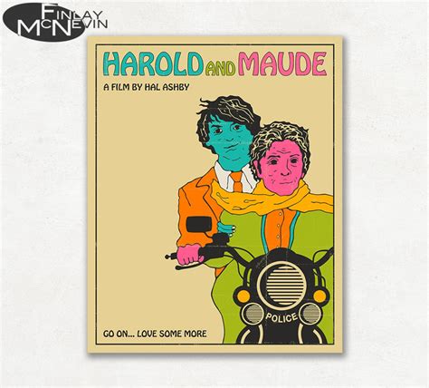 HAROLD AND MAUDE Movie Poster Fine Art Print color Version - Etsy