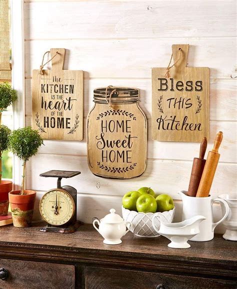 Details about Chopping Board Wall Decor Rustic Mason Jar Sentiments ...