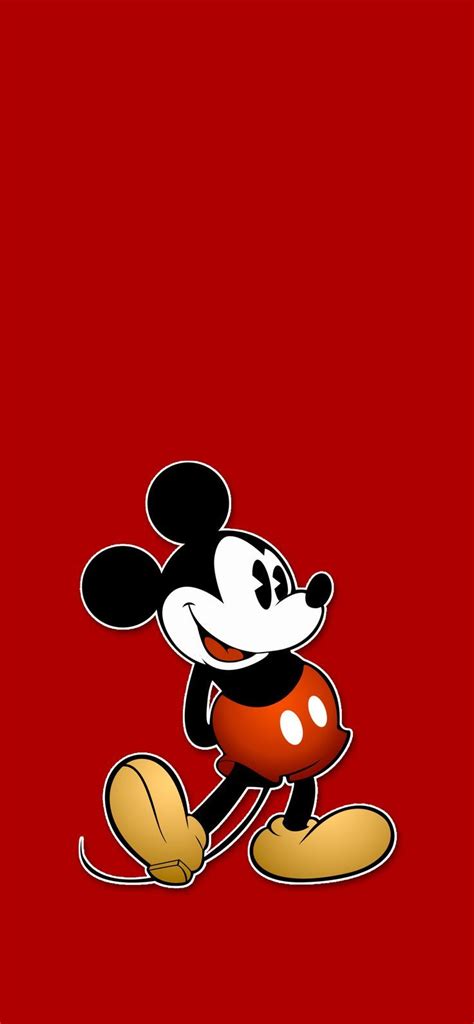 Mickey Mouse Wallpaper Red | Mickey mouse wallpaper, Mickey mouse ...