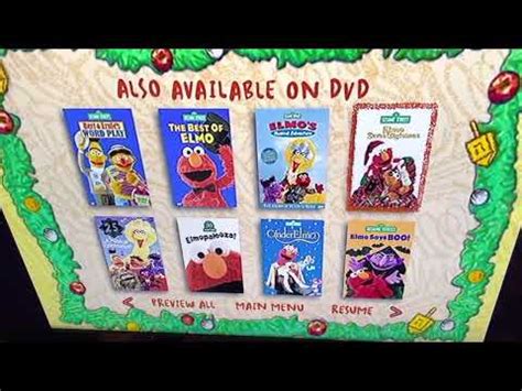 Elmo’s World Happy Holidays 2002 DVD Menu Walkthrough - YouTube