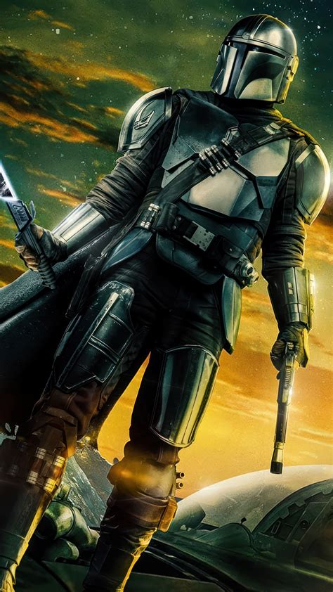 Mandalorian Darksaber Grogu 4K #8421j Wallpaper iPhone Phone