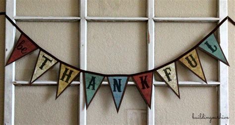 Printable be THANKFUL Banner