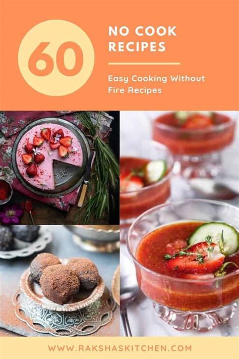 60 Easy Cooking Without Fire Recipes , No Cook Recipes - Raksha's Kitchen