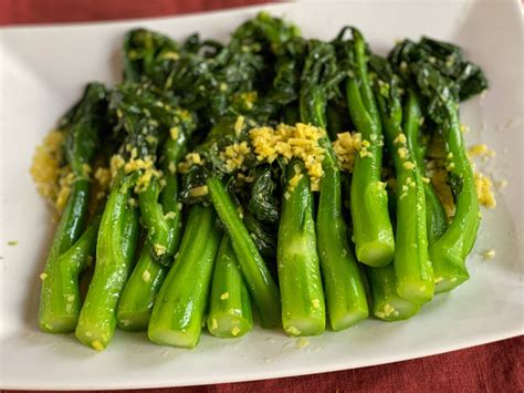 Chinese Broccoli in Ginger Sauce — Cooks Without Borders