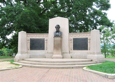 Lincoln's Gettysburg Address Memorial in the National Cemetery