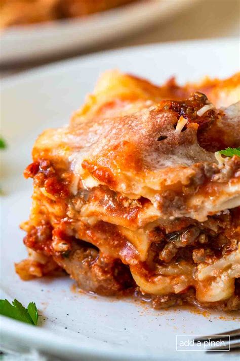 The Best Lasagna Recipe - Add a Pinch