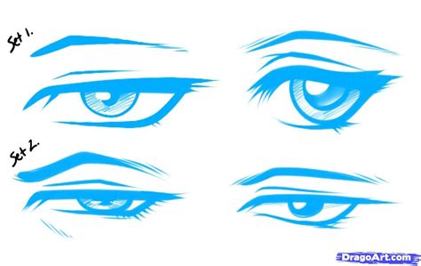 How To Draw Anime Boy Eyes Step By Step For Beginners