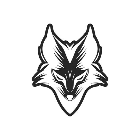 Premium Vector | Black and white fox logo for your brand stylish and ...