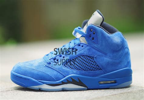 Air Jordan 5 Blue Suede Release Date 136021-401 | Sole Collector