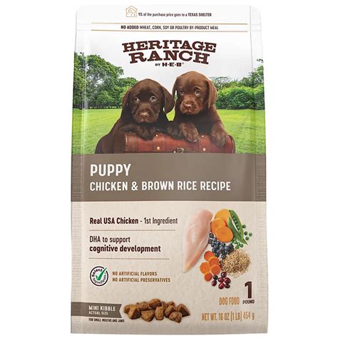 heb dog food heritage ranch puppy - Classie Berryman