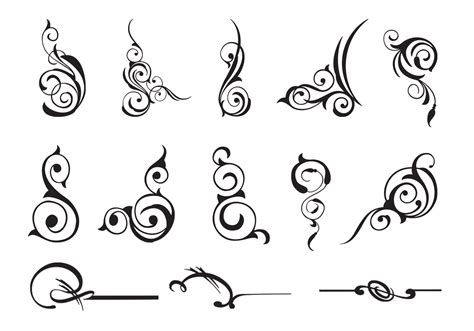 13 Scroll Swirly Brushes - Free Photoshop Brushes at Brusheezy!