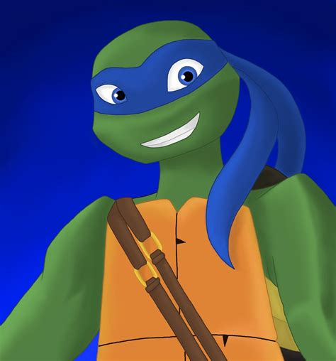 TMNT Leonardo (full color) by bluewolf14 on DeviantArt