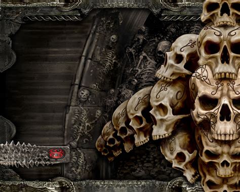 Scary Skeleton Wallpaper - WallpaperSafari