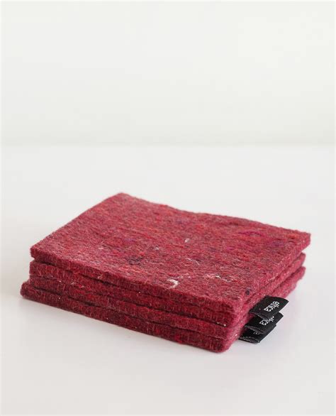 Set of 4 felt coasters - ethica