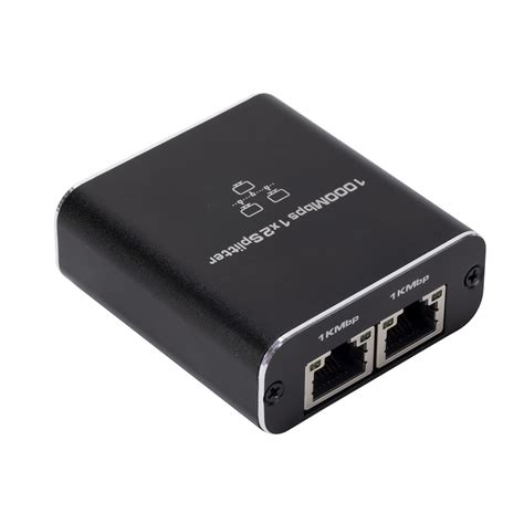 Ethernet Splitter 1000mbps High Speed 1 to 2 Devices Simultaneous ...