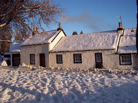 The Square in snow - Killearn Heritage Trail