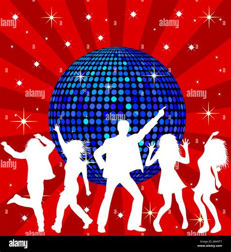 disco ball - dance party Stock Photo - Alamy