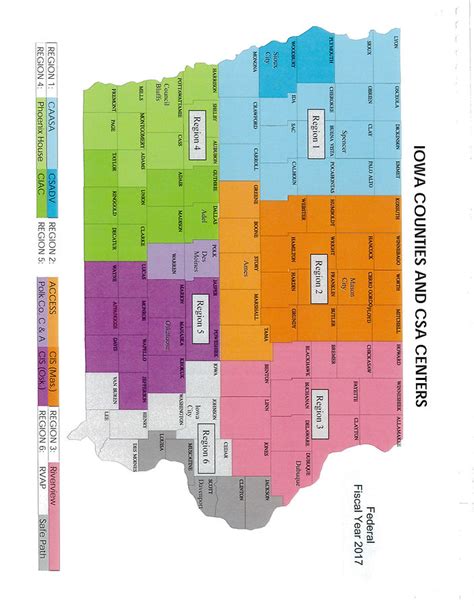 Iowa Regions Map | iowacasa