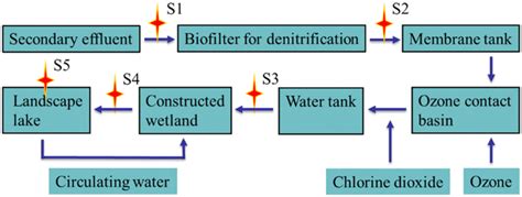 Sample collection from the reclaimed water treatment plant | Download ...