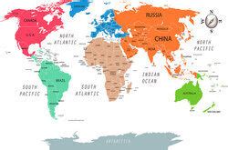 7 continents map with countries 493356-What are the 7 continents map ...