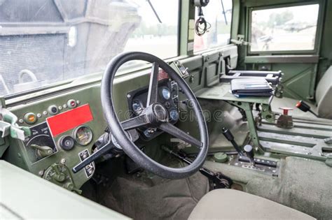 Military vehicle interior stock photo. Image of speedometer - 40757174