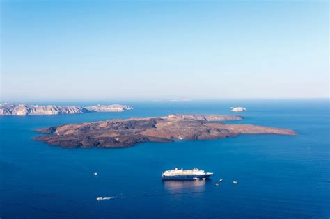 The volcano of Santorini