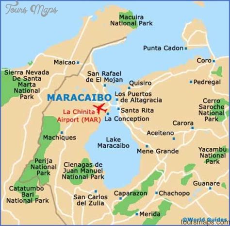 LAKE MARACAIBO BRIDGE MAP - ToursMaps.com