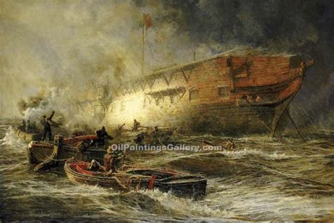 Battle Of Actium Painting at PaintingValley.com | Explore collection of ...